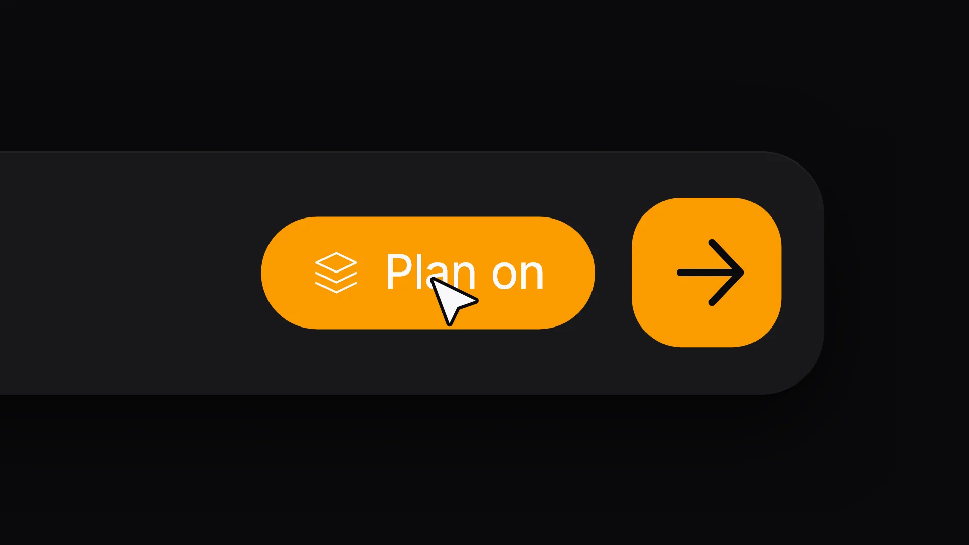 Prompt Send Punch. A prompt typed into a dark composer, Plan mode clicked on, and the send button growing through the frame into the next shot